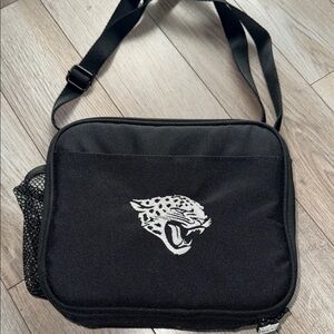 NFL Black lunch Bag with Jaguars Logo